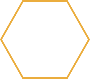 Orange hexagon