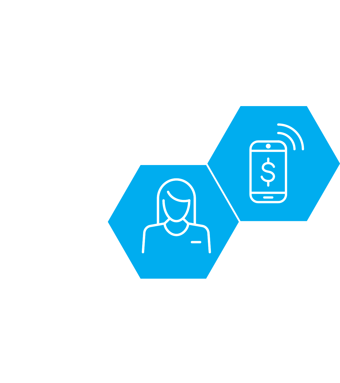 Woman and Smartphone Money Icons