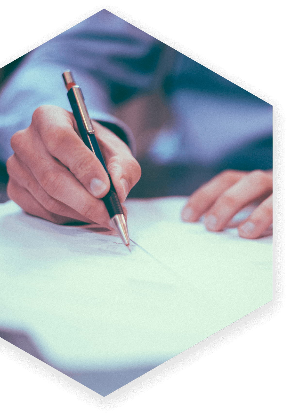 Writing with pen